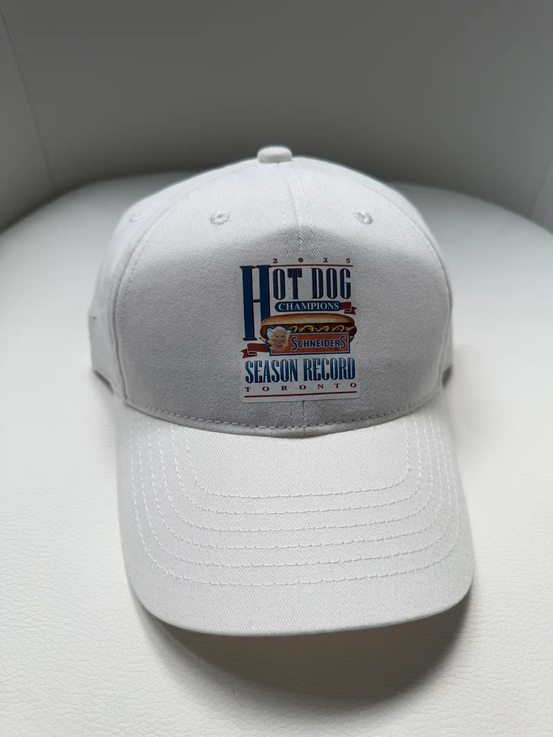 Schneider's Hot Dog Champions White Cap