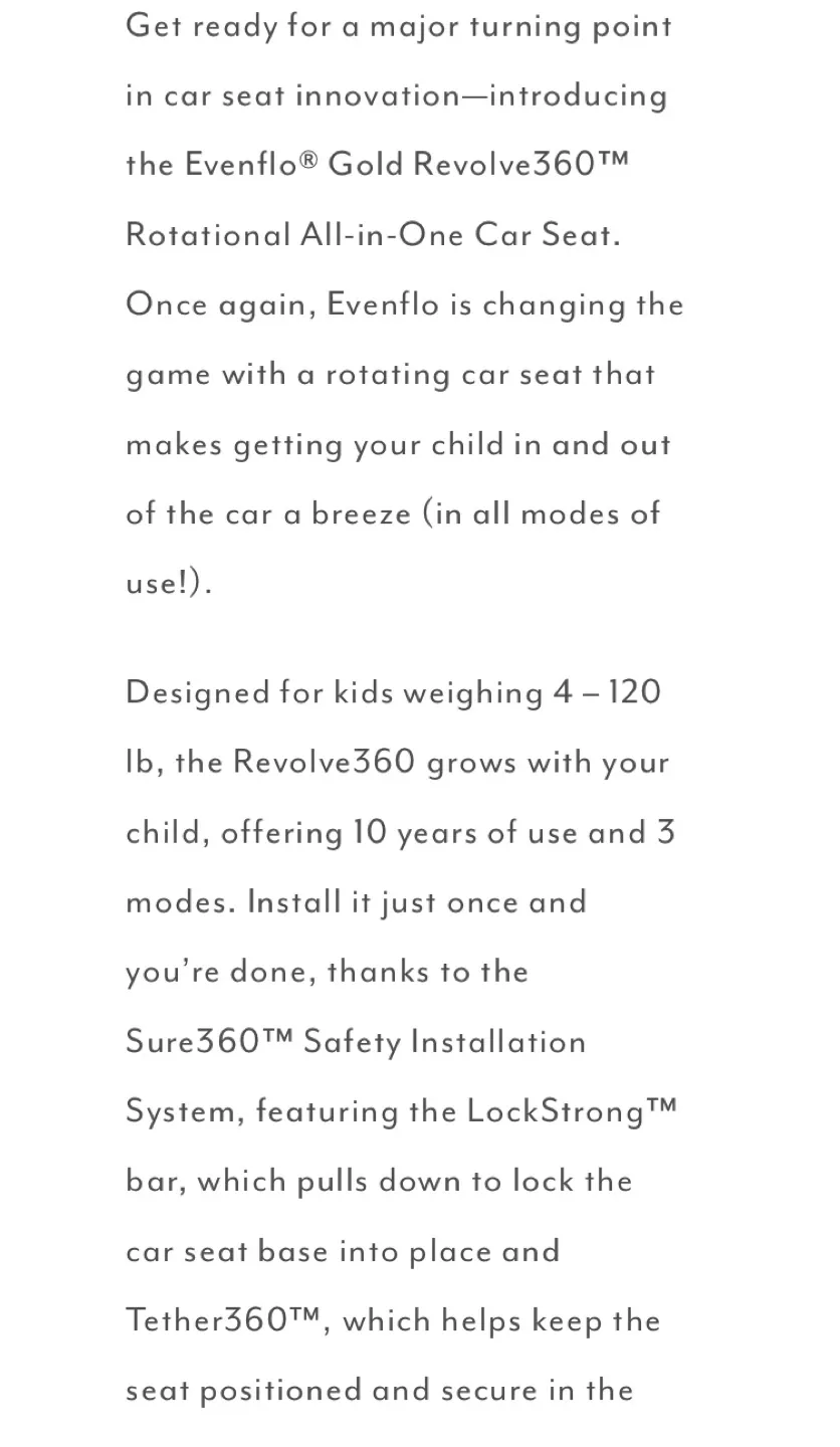 Evenflo Revolve360 Extend All-in-One Car Seat image indicator(7)