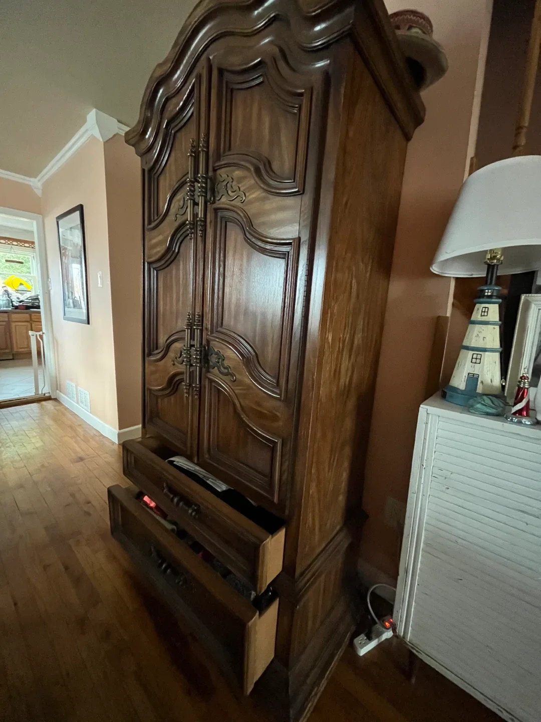 Antique Wooden Armoire