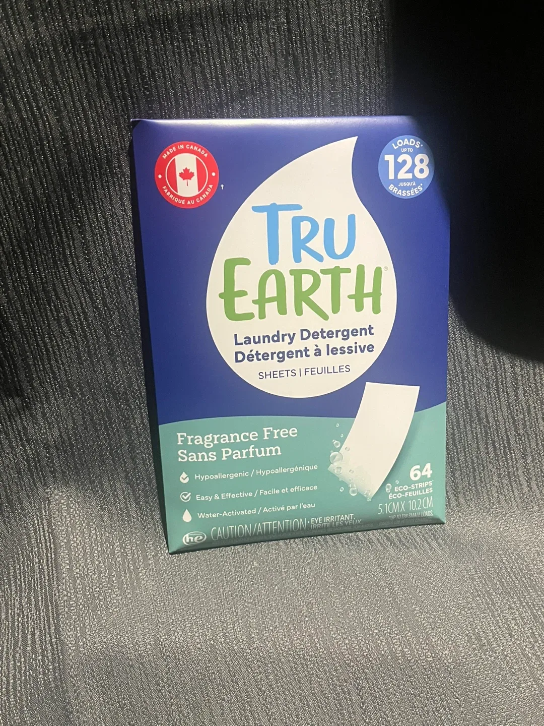 Tru Earth Laundry Detergent Sheets - Fragrance Free, 128 Loads
