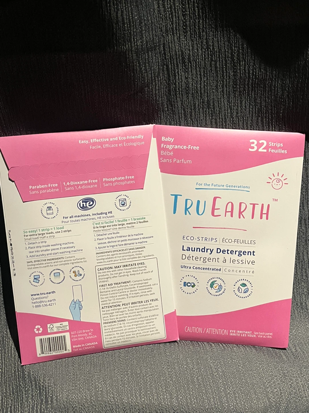 Tru Earth Baby Laundry Detergent Strips - 2 packs - photo 2