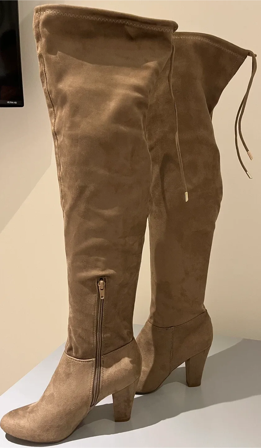 Call It Spring Knee High Suede Boots