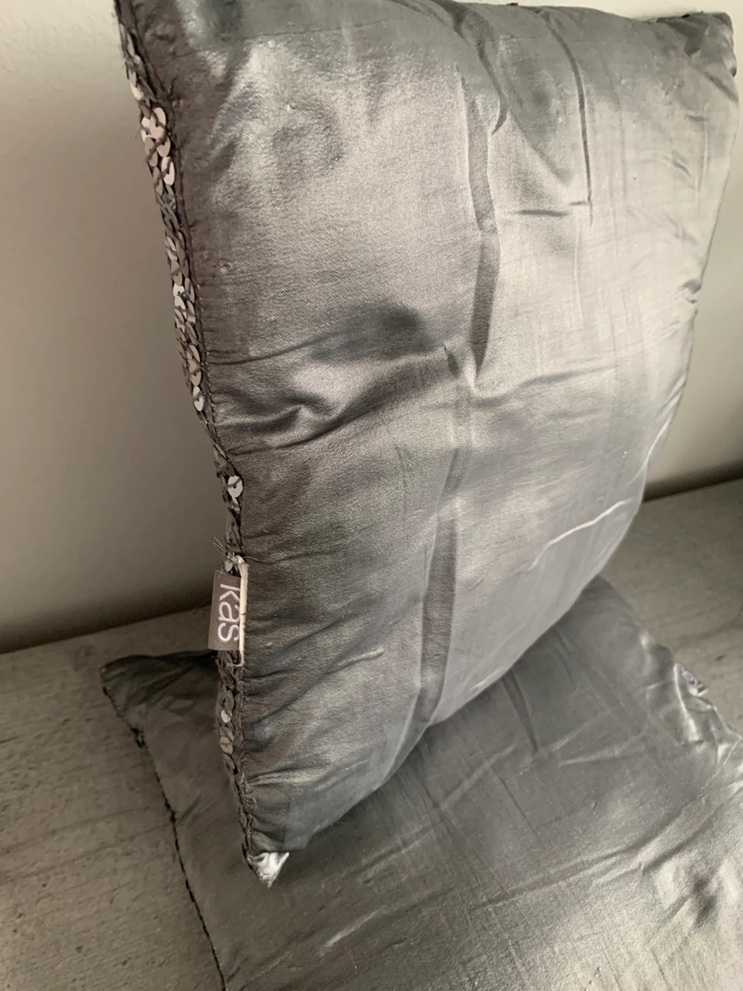 KAS Sequin Decorative Pillows - Set of 2 - photo 4