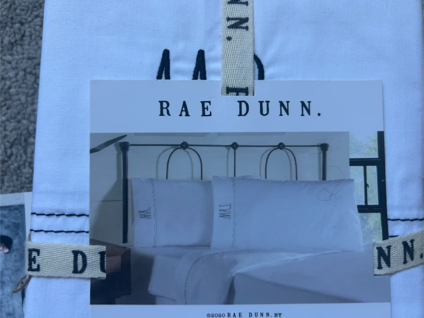 New Rae Dunn Embroidered Pillowcases, Set of 2 image indicator(4)