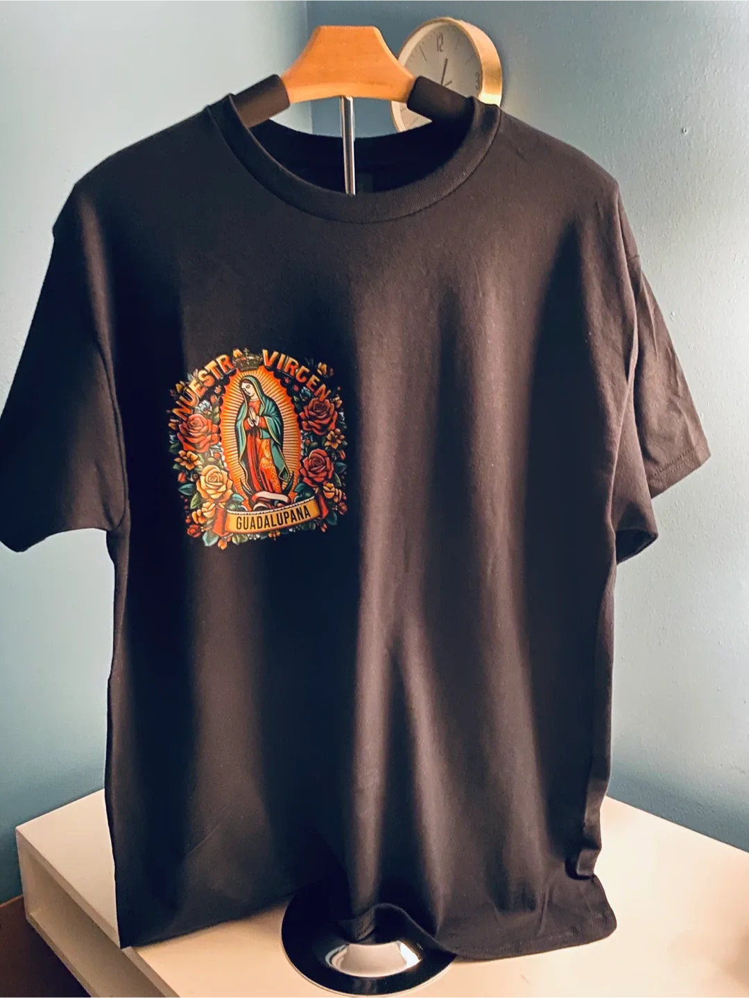 Gildan Heavy Cotton Nuestra Virgen Guadalupe T-Shirt - L
