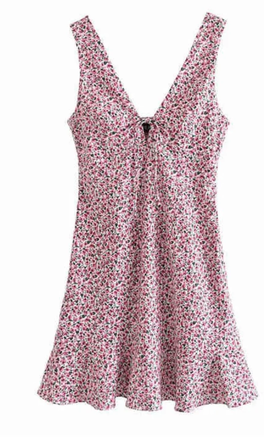 Zara Floral Print Mini Dress size M - photo 2
