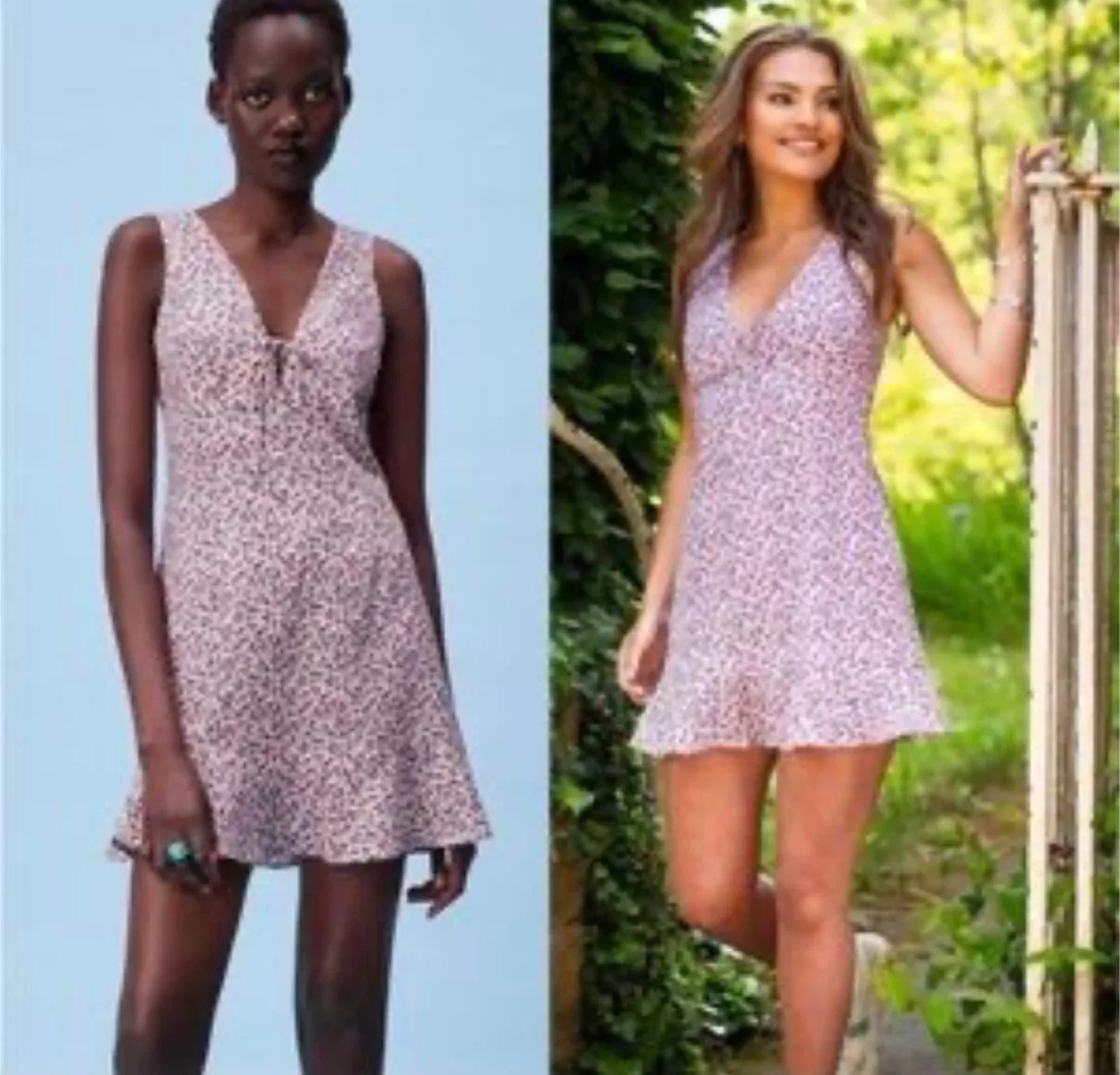 Zara Floral Print Mini Dress size M