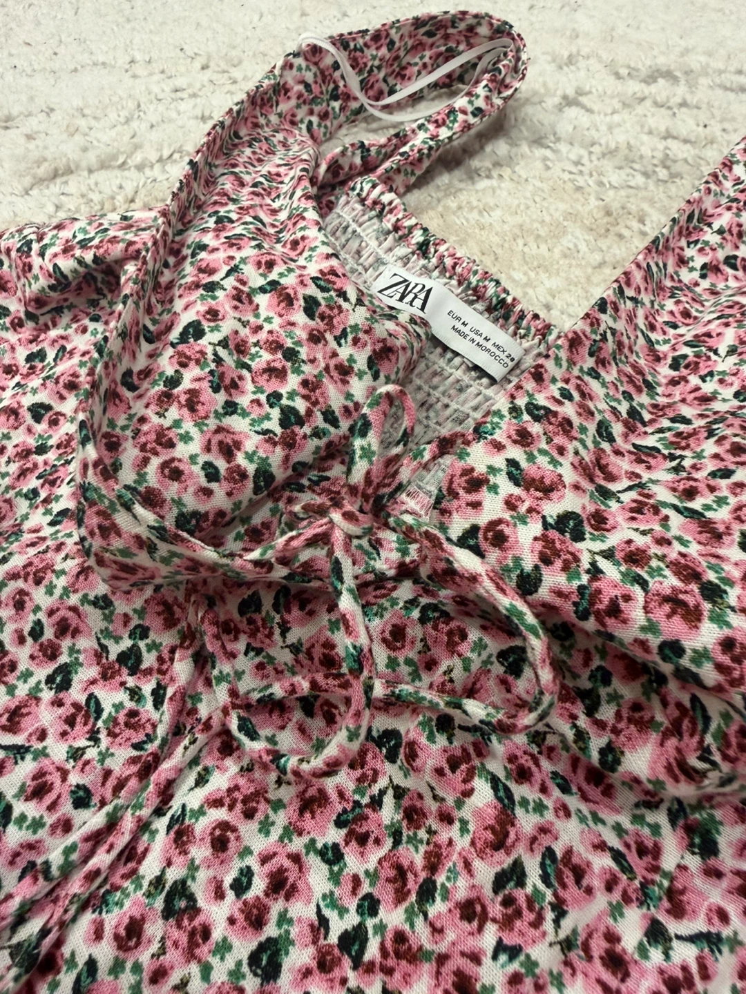 Zara Floral Print Mini Dress size M - photo 5