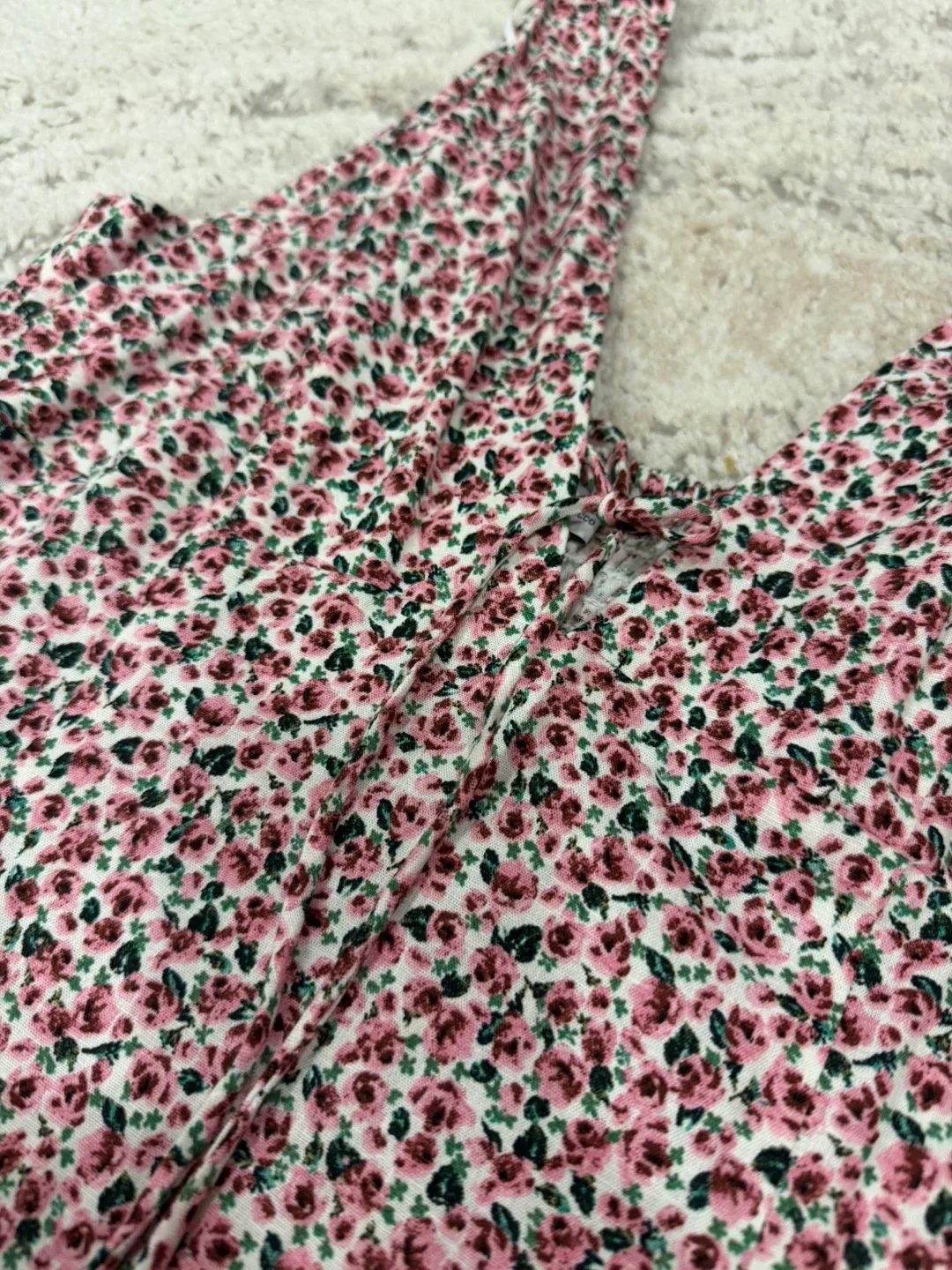 Zara Floral Print Mini Dress size M image indicator(7)
