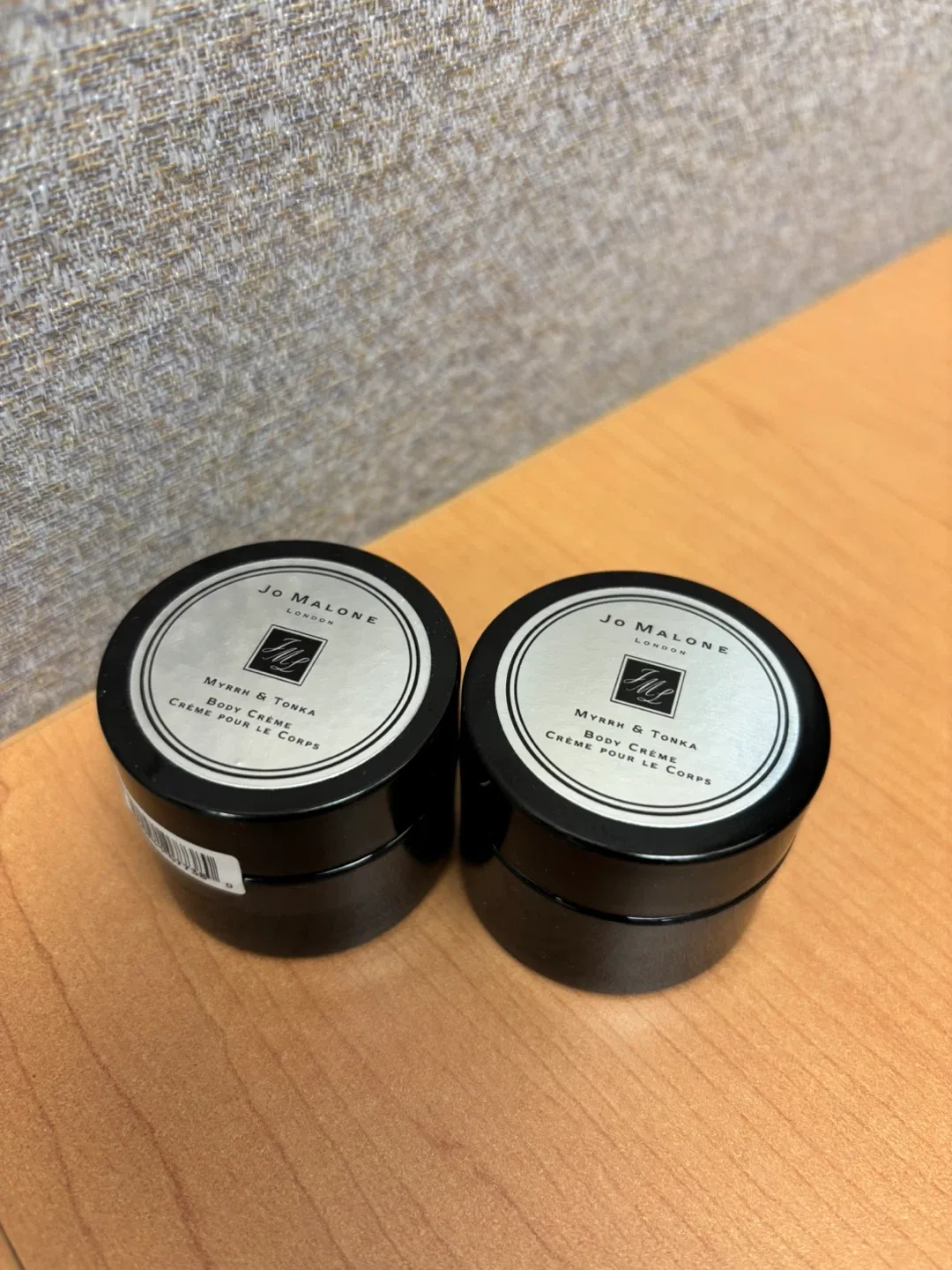 2x 15ml Jo Malone Myrrh & Tonka Body Creme