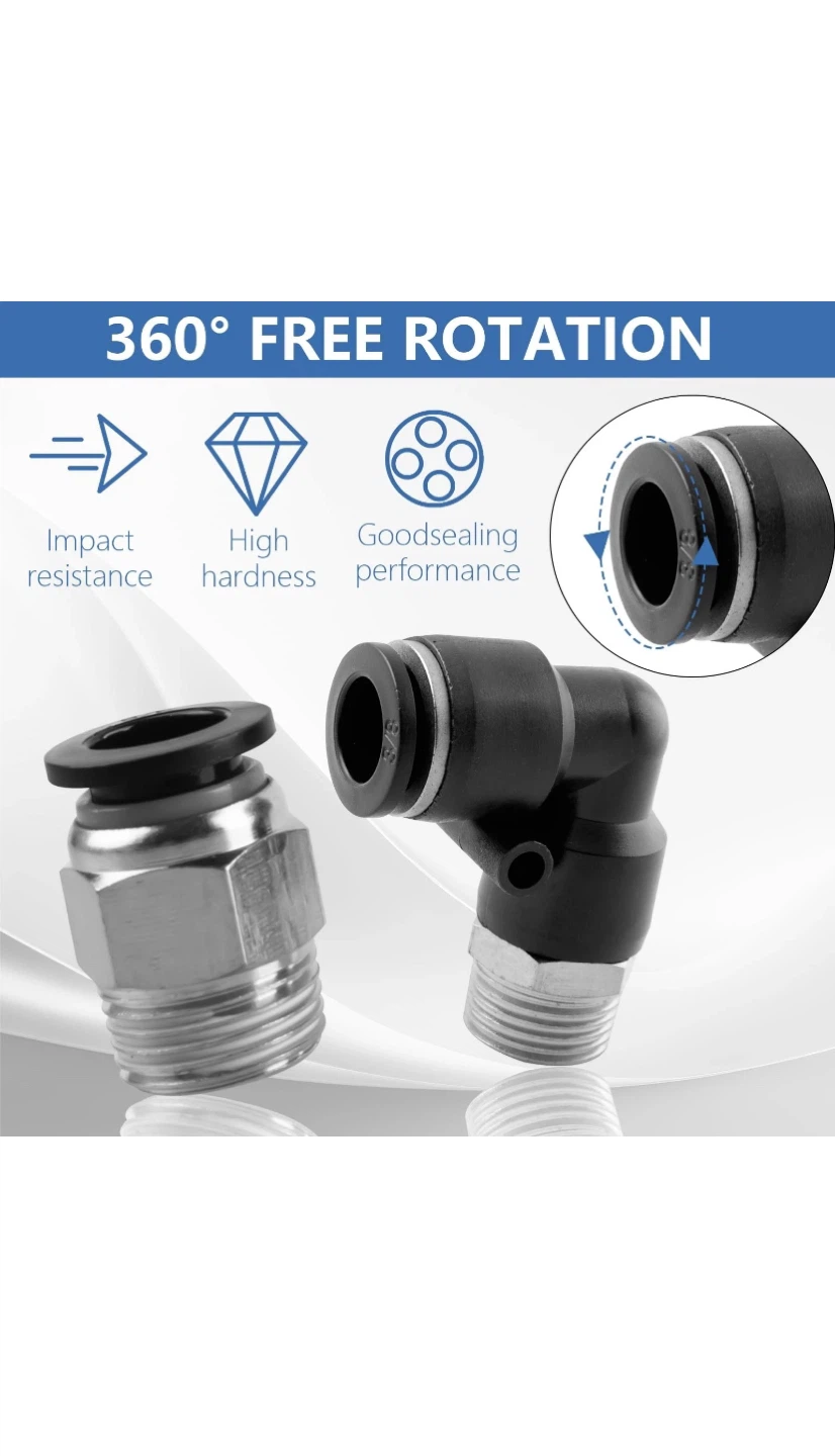 ANRIWT 65pcs Air Line Fittings Kit - photo 4