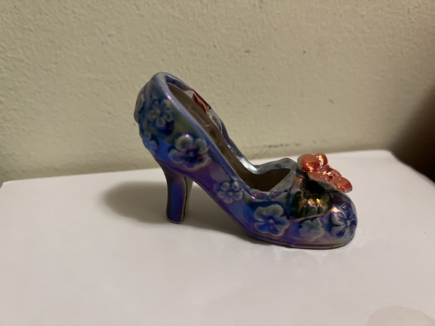Decorative Ceramic Shoe Figurine-9” - photo 2