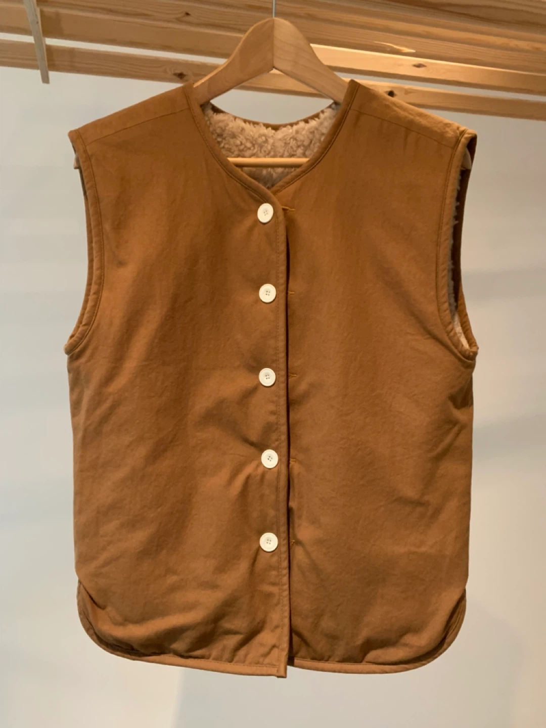 Wool Reversible Vest (New) - photo 3