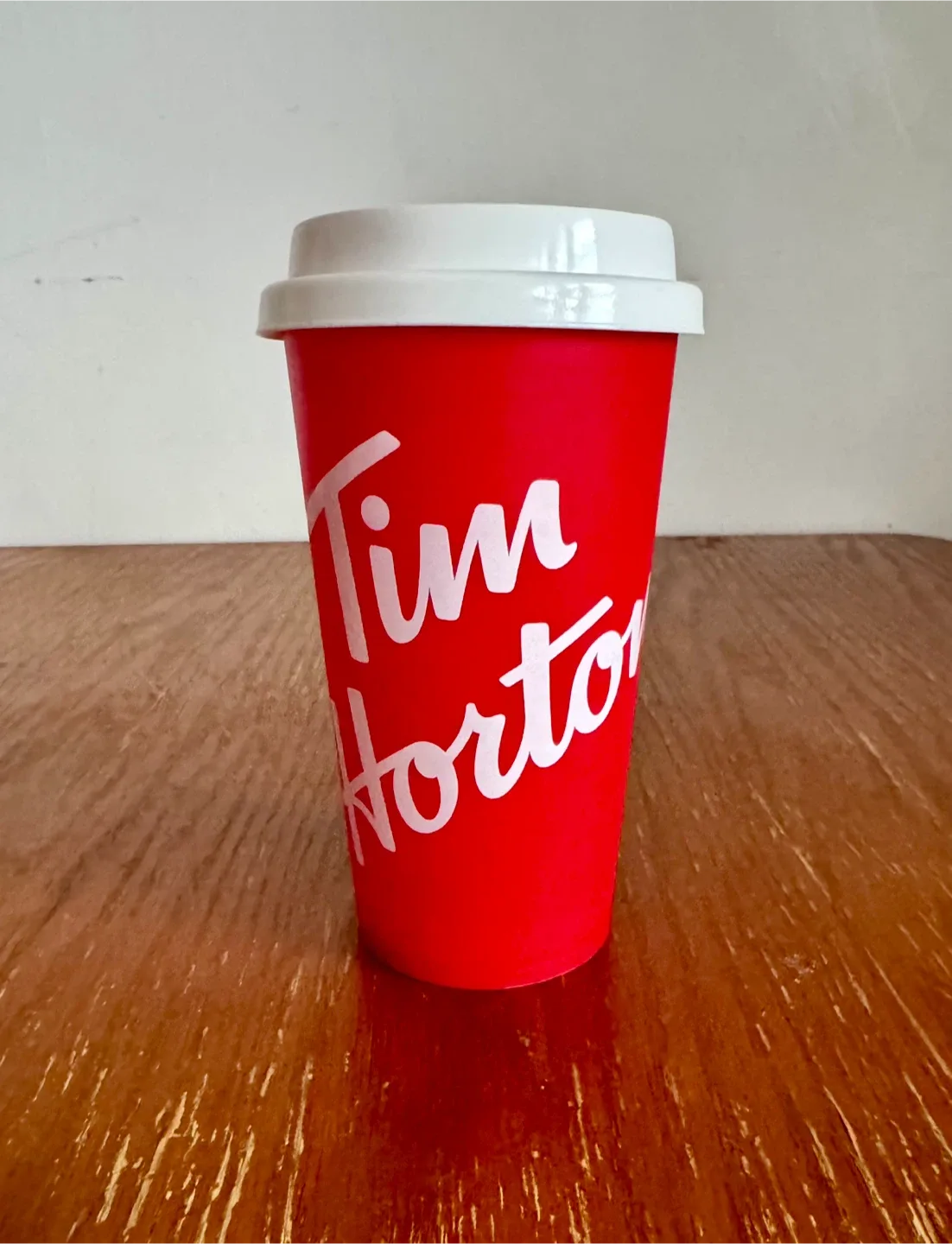 Tim Hortons Red Plastic Cup image indicator(2)