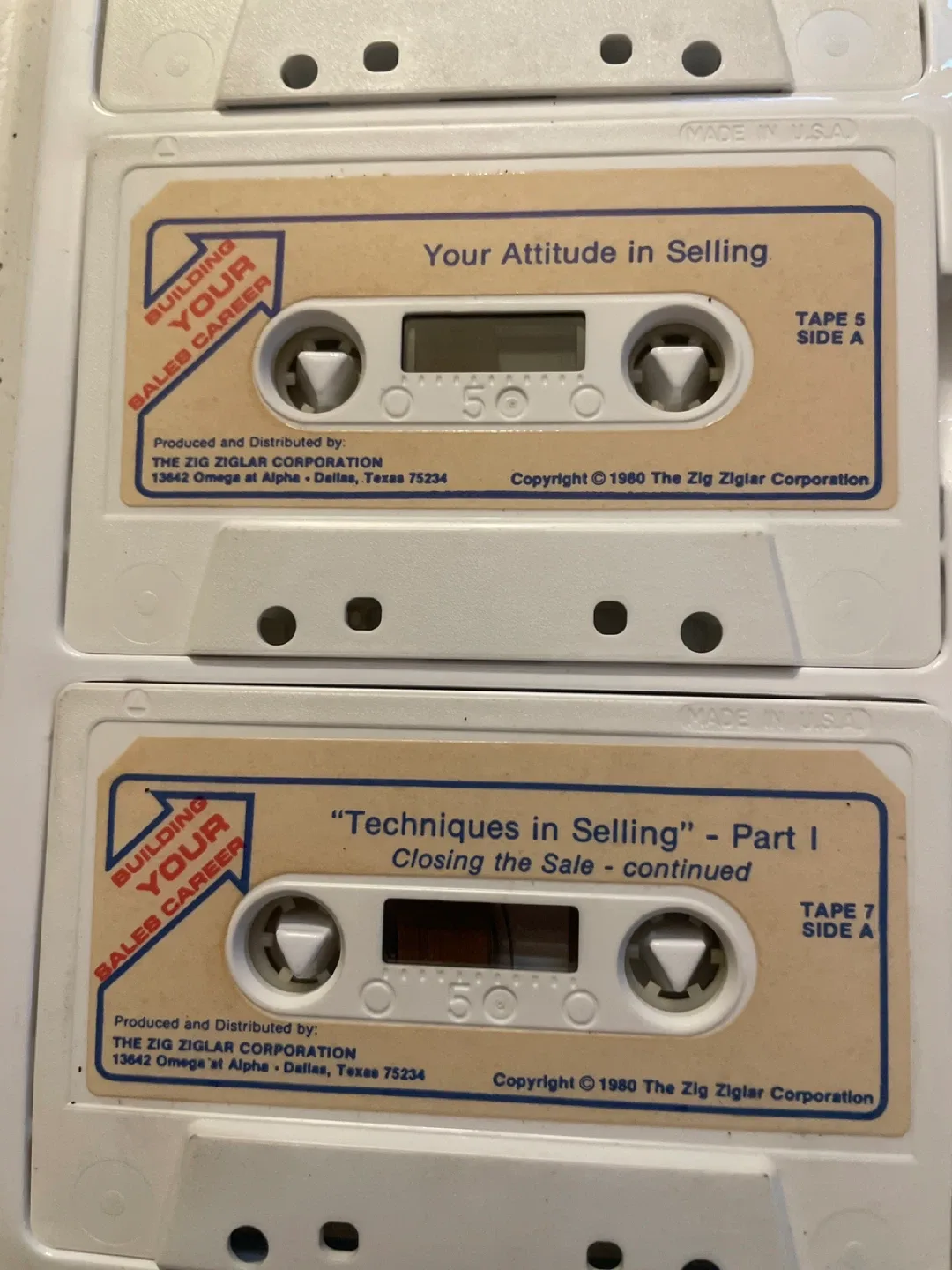 Zig Ziglar 'Building Your Sales Career' Audio Cassettes image indicator(7)