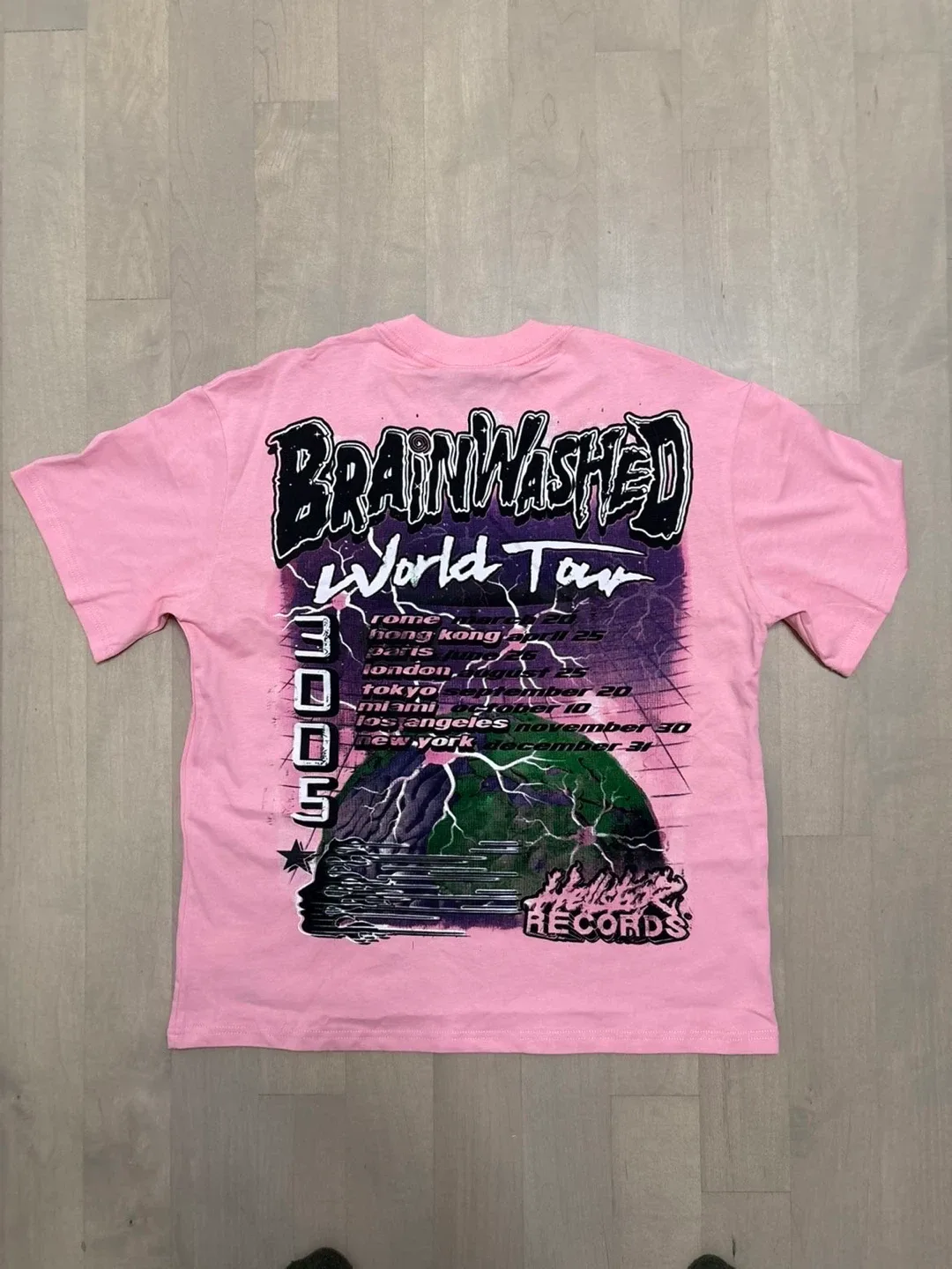 Hellstar Brainwashed World Tour 2005 Pink T-Shirt image indicator(2)