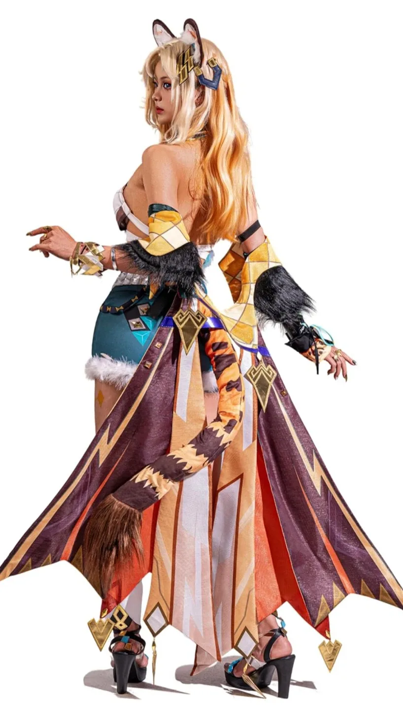 Genshin Impact Candace Cosplay Costume image indicator(3)