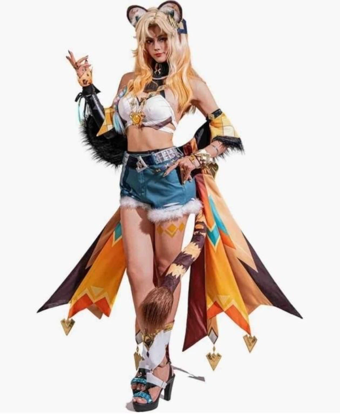 Genshin Impact Candace Cosplay Costume