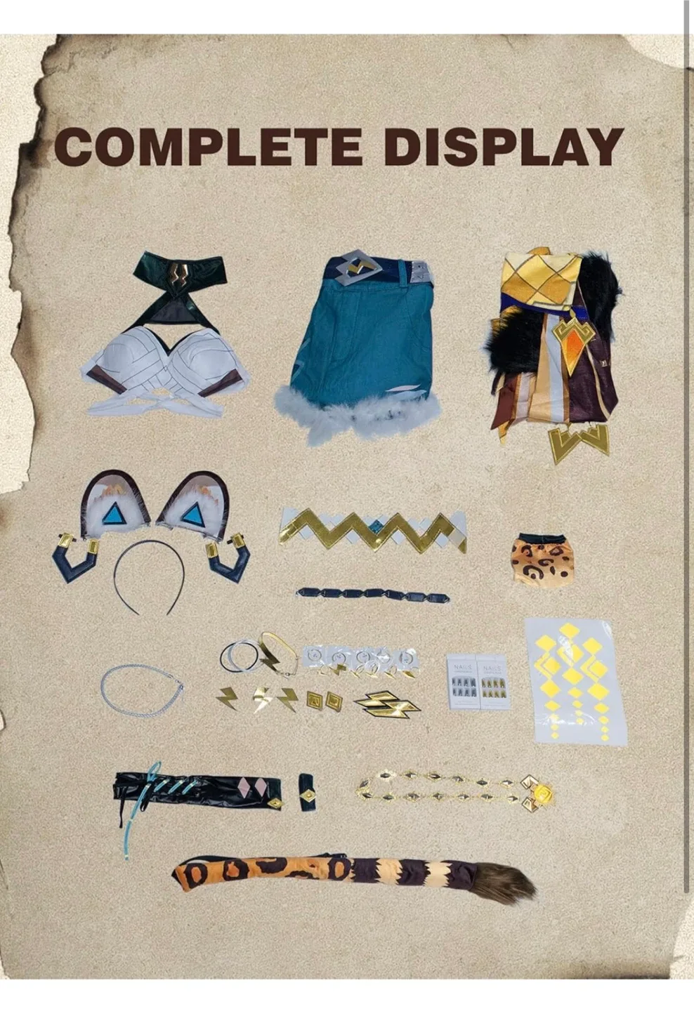 Genshin Impact Candace Cosplay Costume image indicator(6)