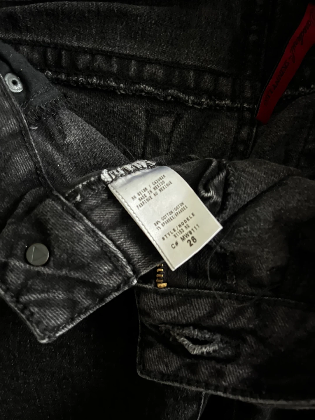 Vintage Guess Black Low Rise Skinny Jeans - photo 2