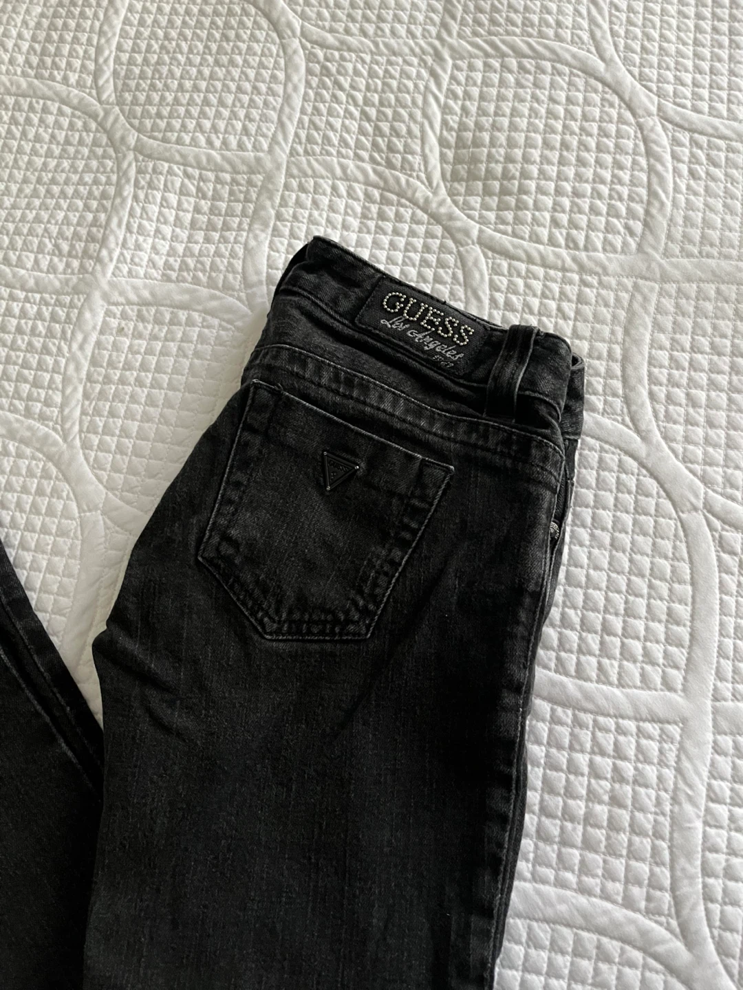 Vintage Guess Black Low Rise Skinny Jeans - photo 4