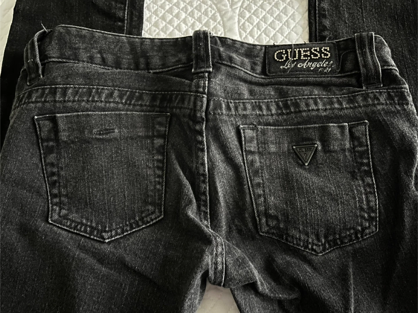 Vintage Guess Black Low Rise Skinny Jeans - photo 3