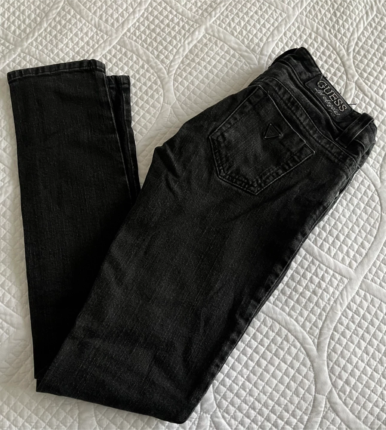 Vintage Guess Black Low Rise Skinny Jeans - photo 5