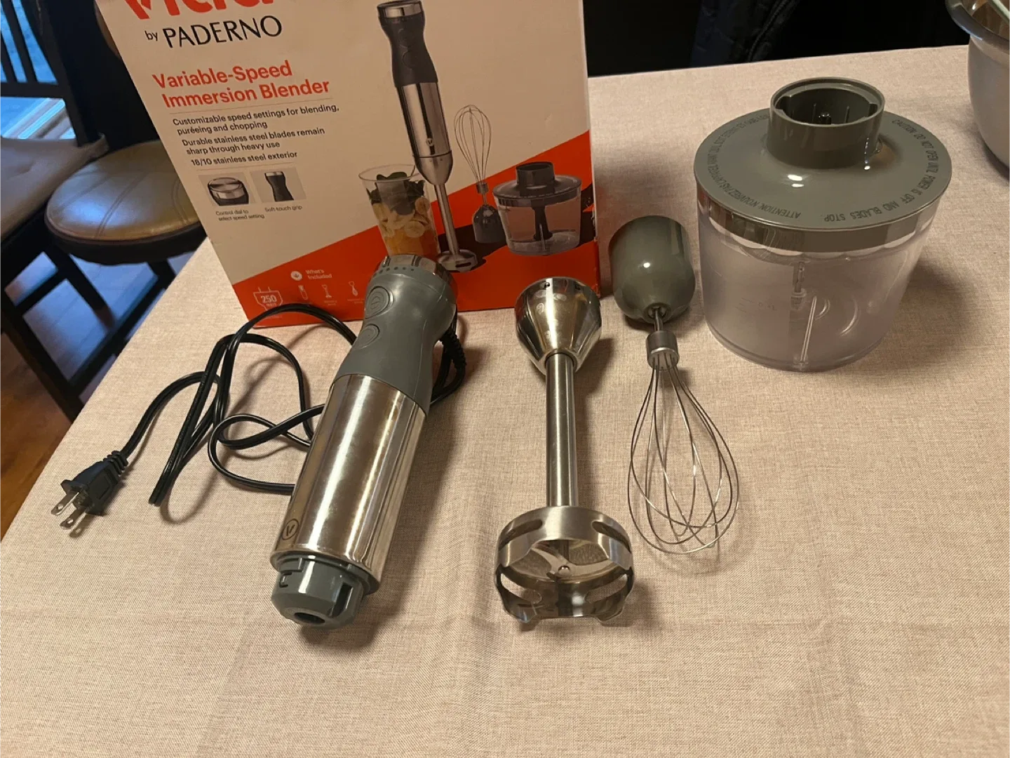 Hand mixer/ Blender Paderno image indicator(4)