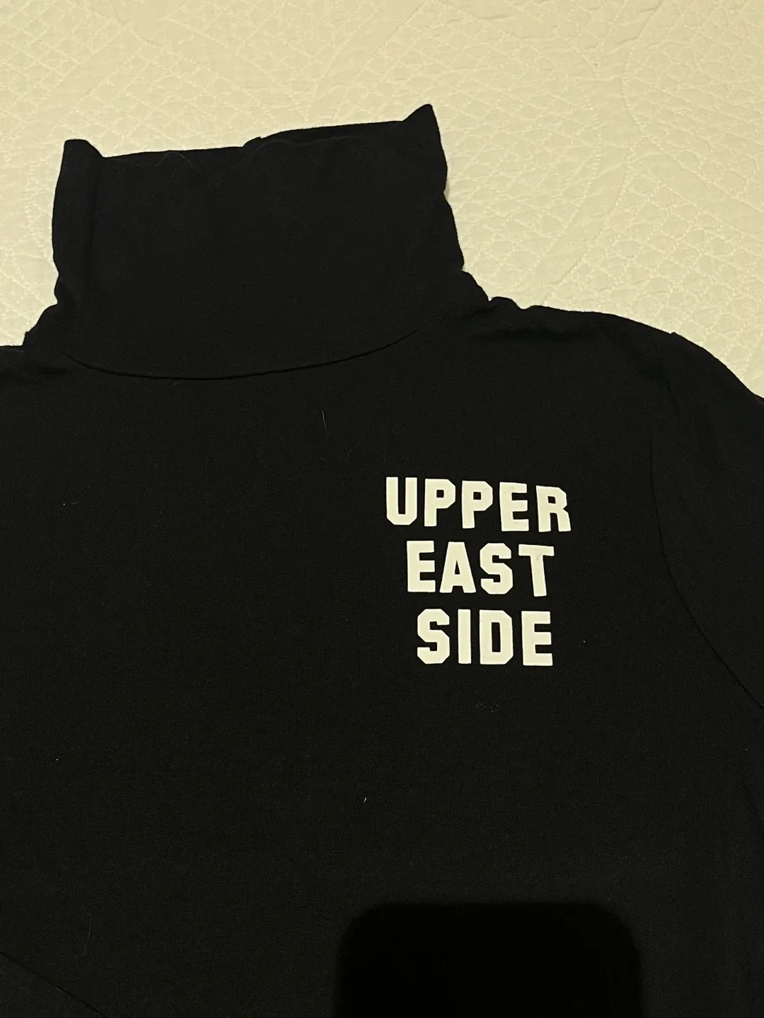 *New* Upper East Side Black Turtleneck