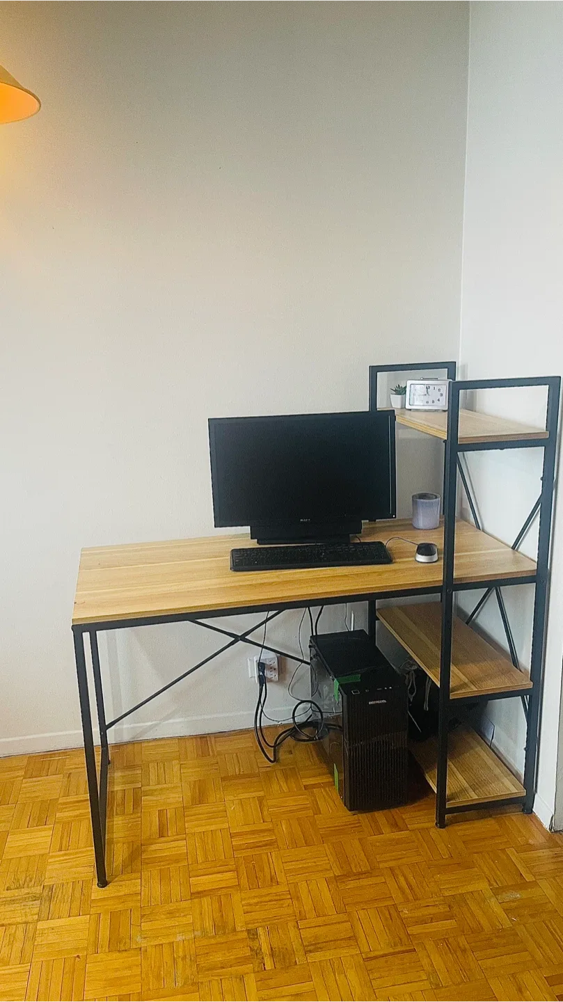 Desk and chair