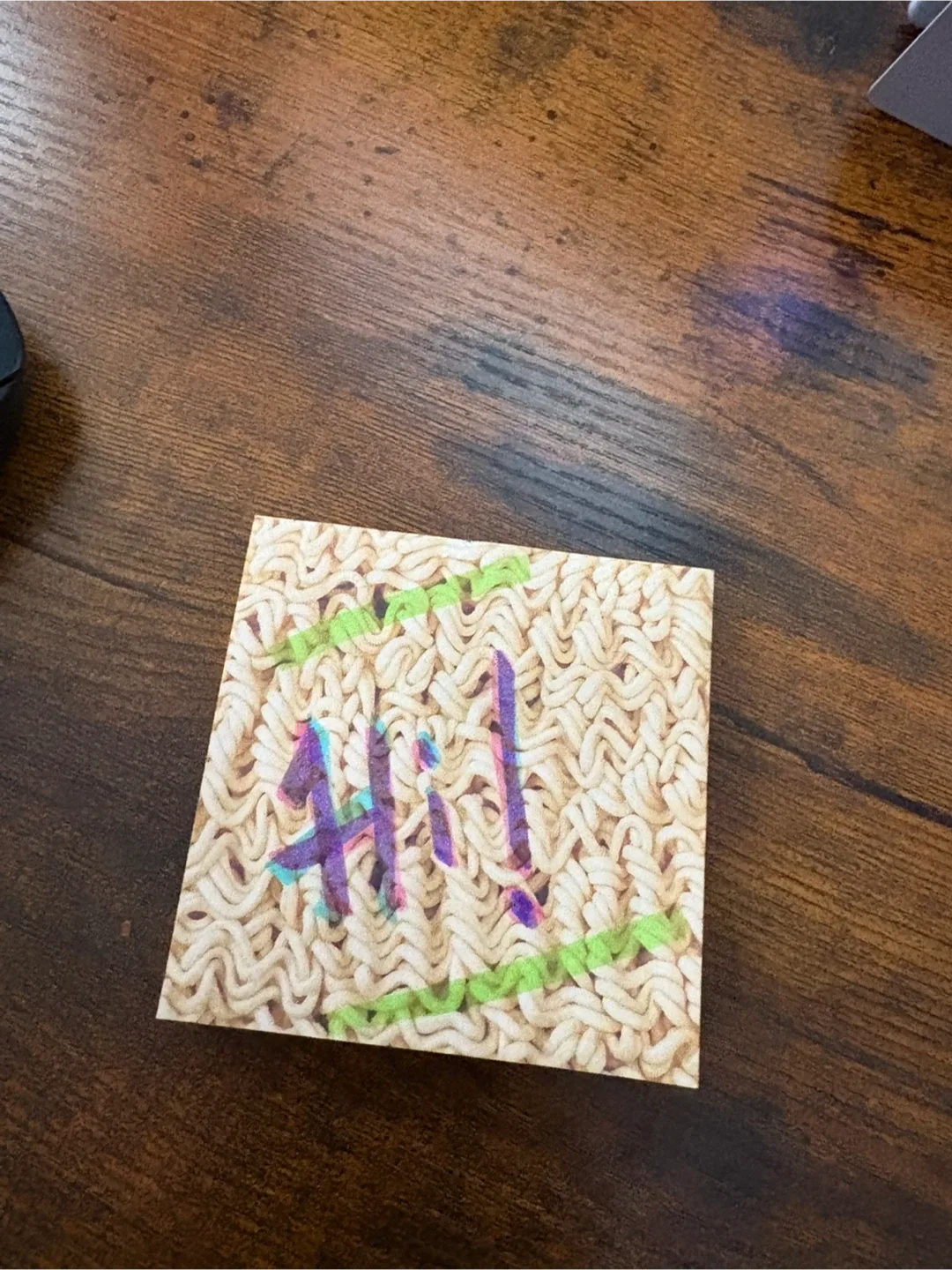 Ramen Noodle Sticky Notes