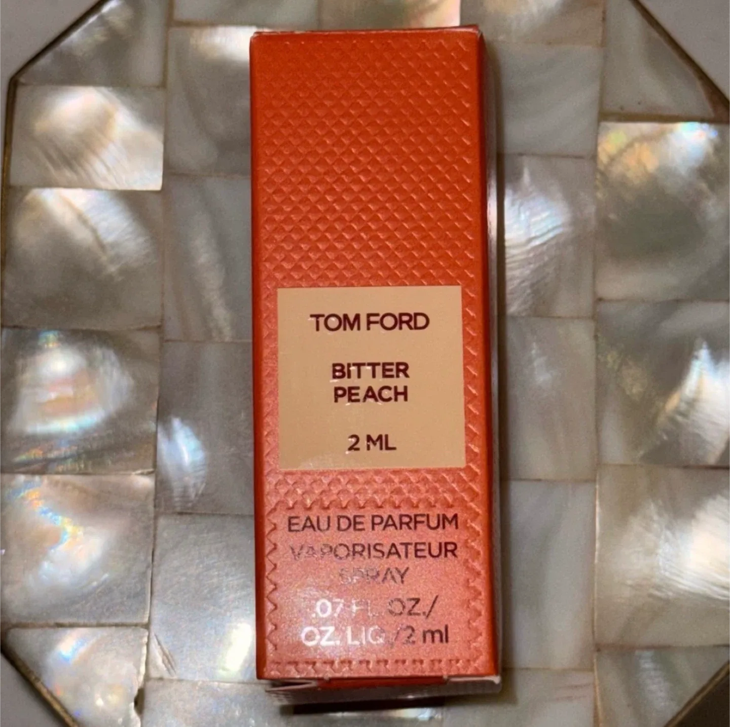 BNIB Authentic Tom Ford Bitter Peach EDP - 2 ml image indicator(3)