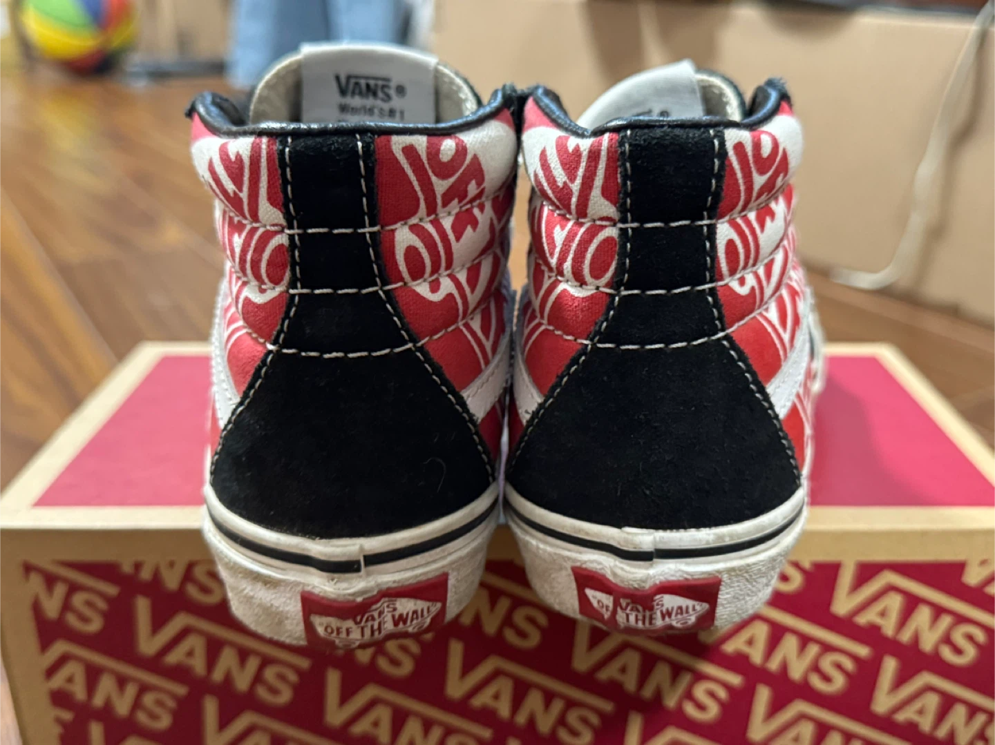 Vans Sk8-Hi Red/Black Kids Shoes - photo 3