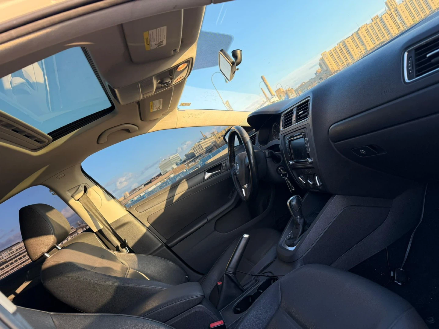 White Volkswagen Jetta Sedan