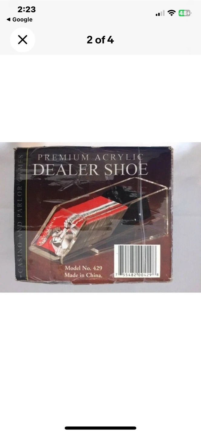 Premium Acrylic Dealer Shoe - Model 429 - photo 3