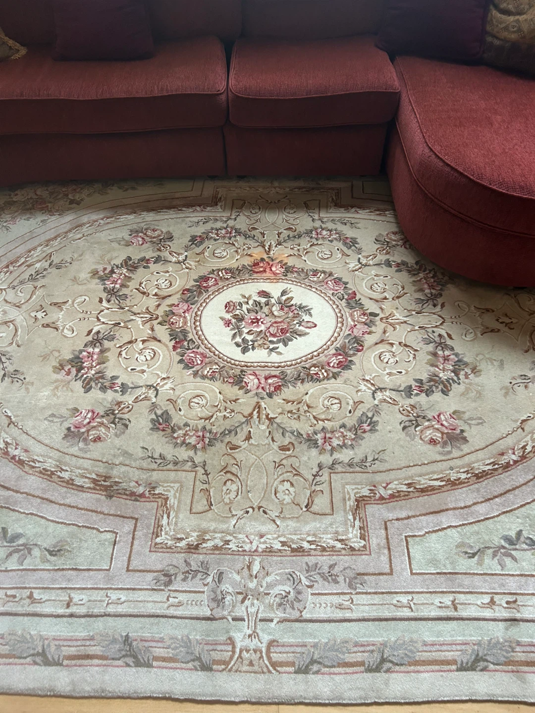 Large Vintage Floral Rug - photo 2