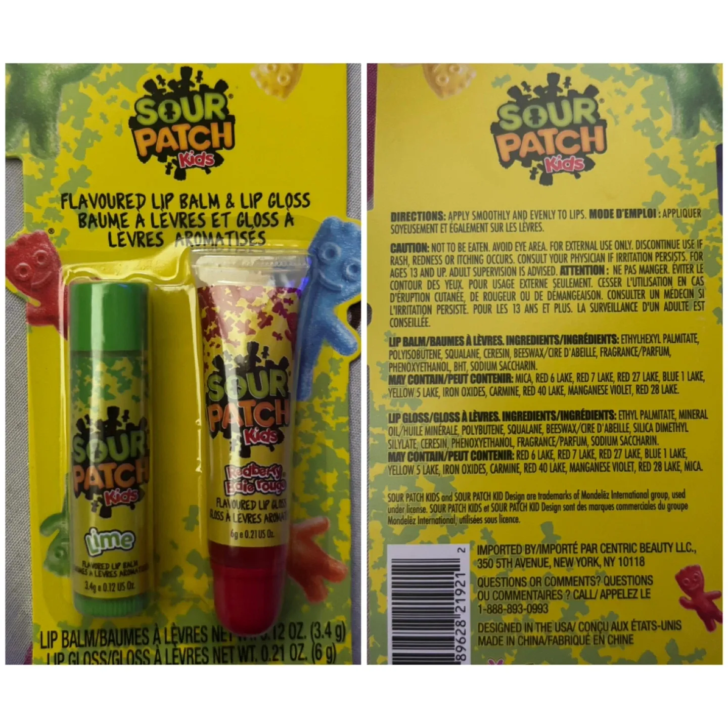 (Sour Patch Kids) Lip Balm & Lip Gloss