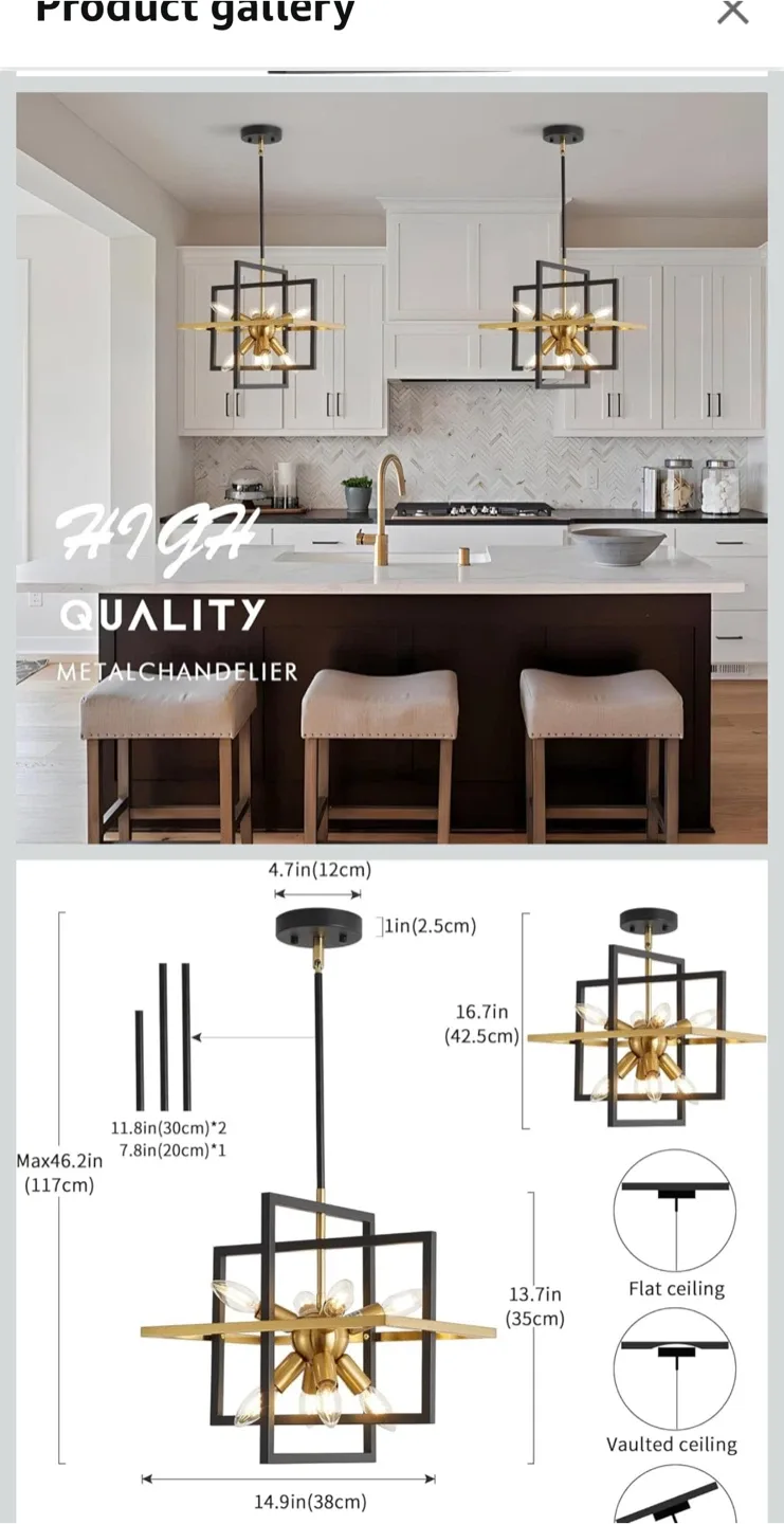 High Quality Metal Chandelier image indicator(2)