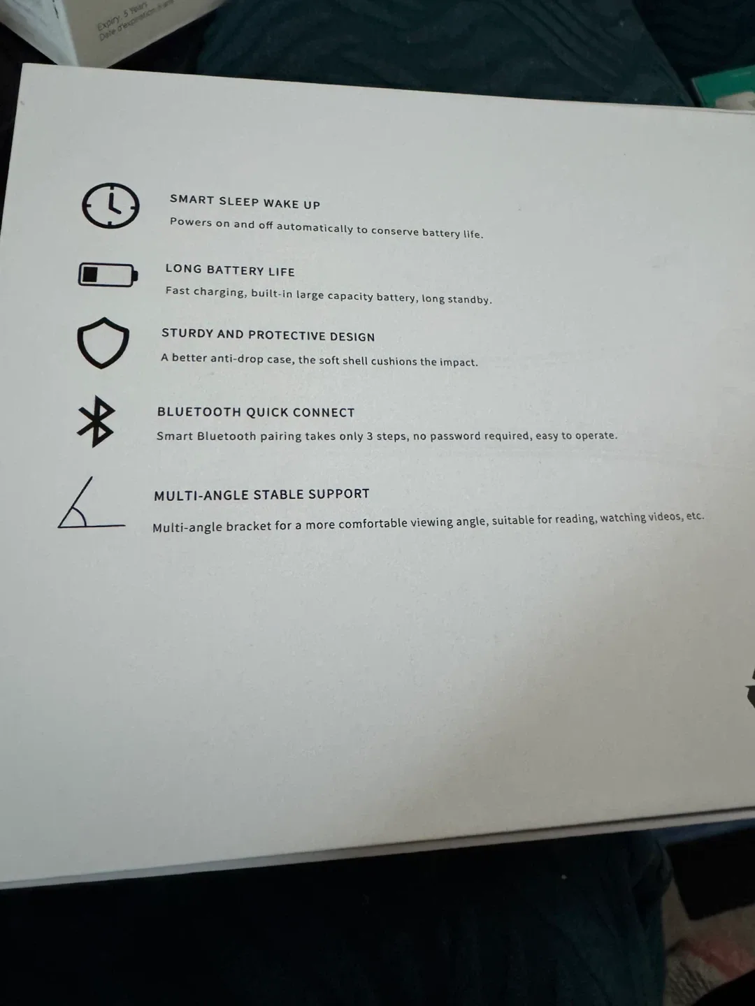 Wireless Keyboard Case for Tablet - New! image indicator(2)