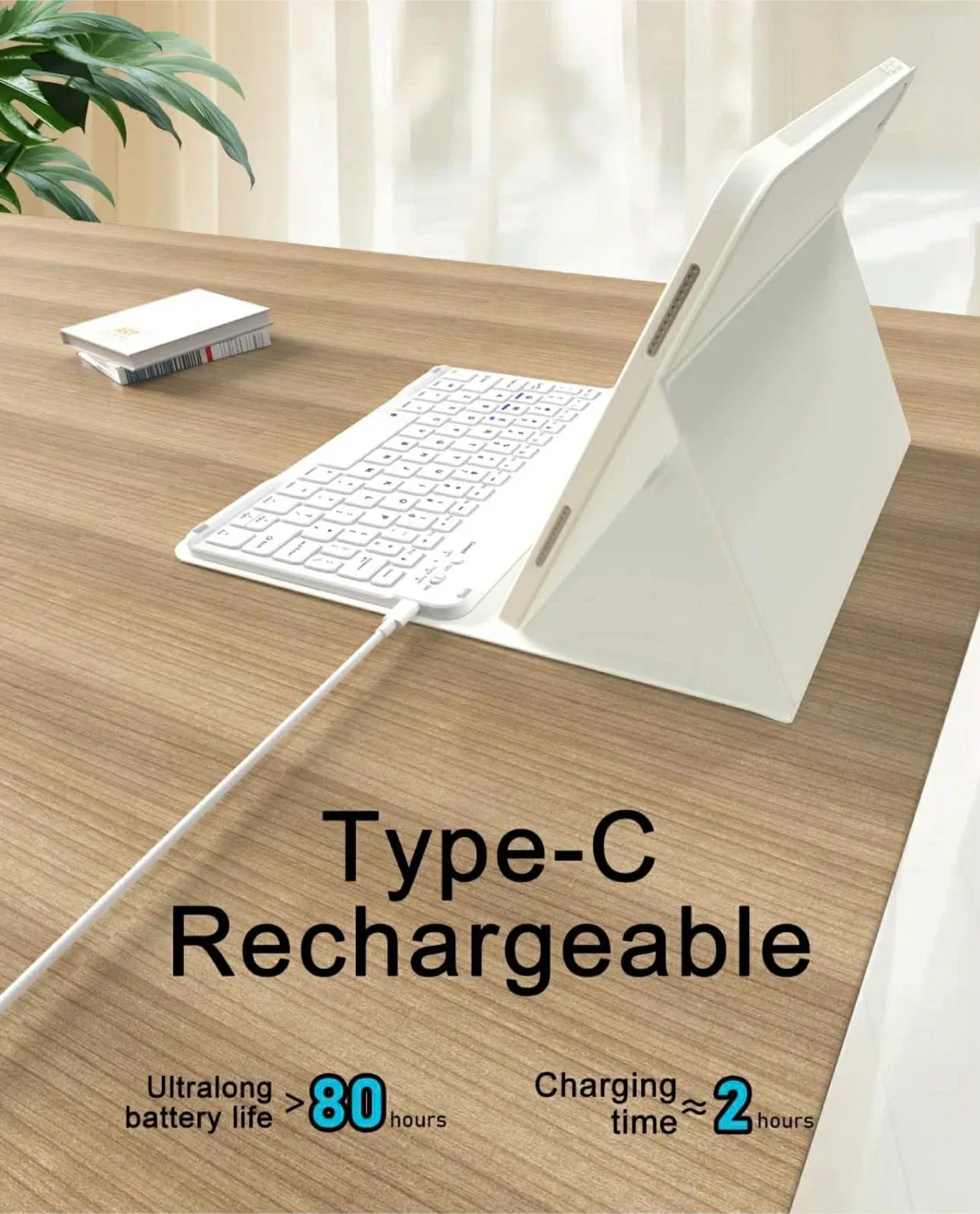 Wireless Keyboard Case for Tablet - New! image indicator(5)