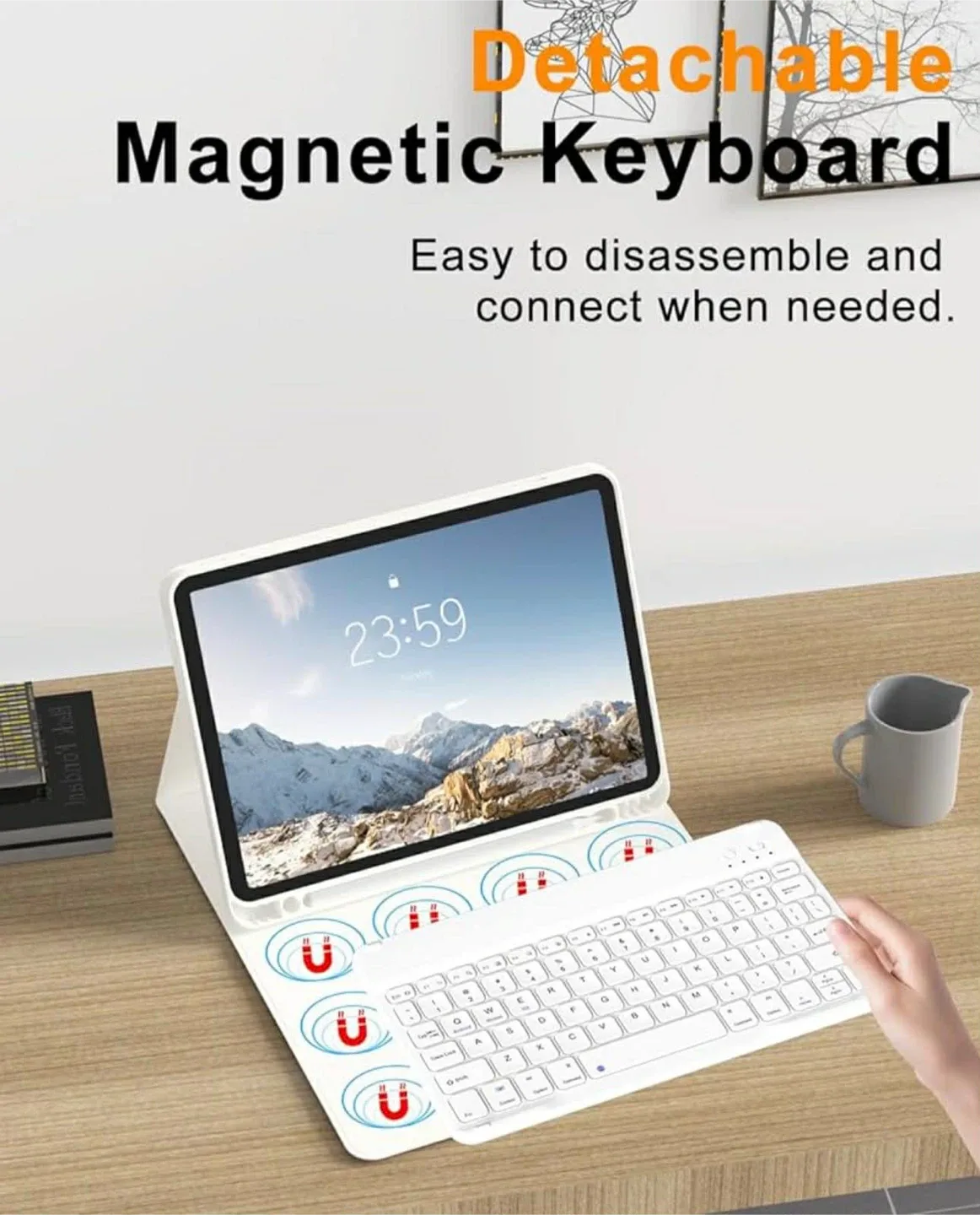 Wireless Keyboard Case for Tablet - New! image indicator(3)