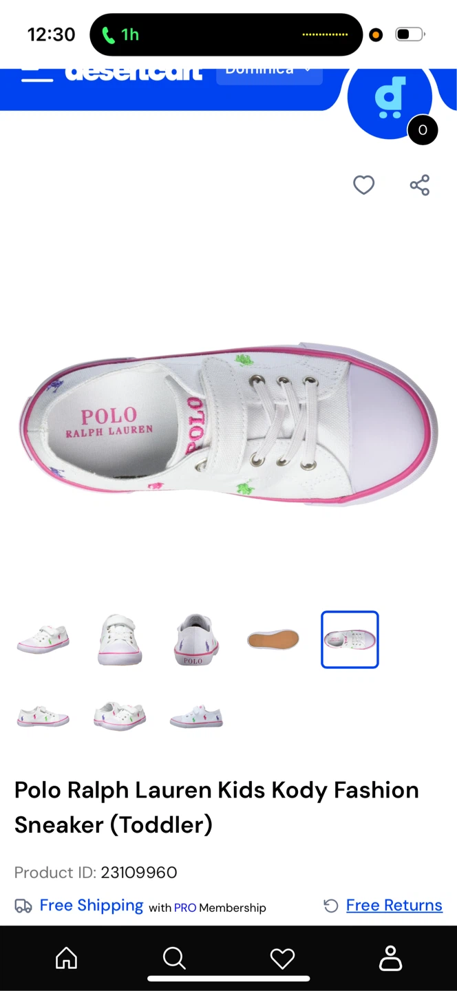 Polo Ralph Lauren Kids Kody Fashion Sneaker (Toddler) - photo 2