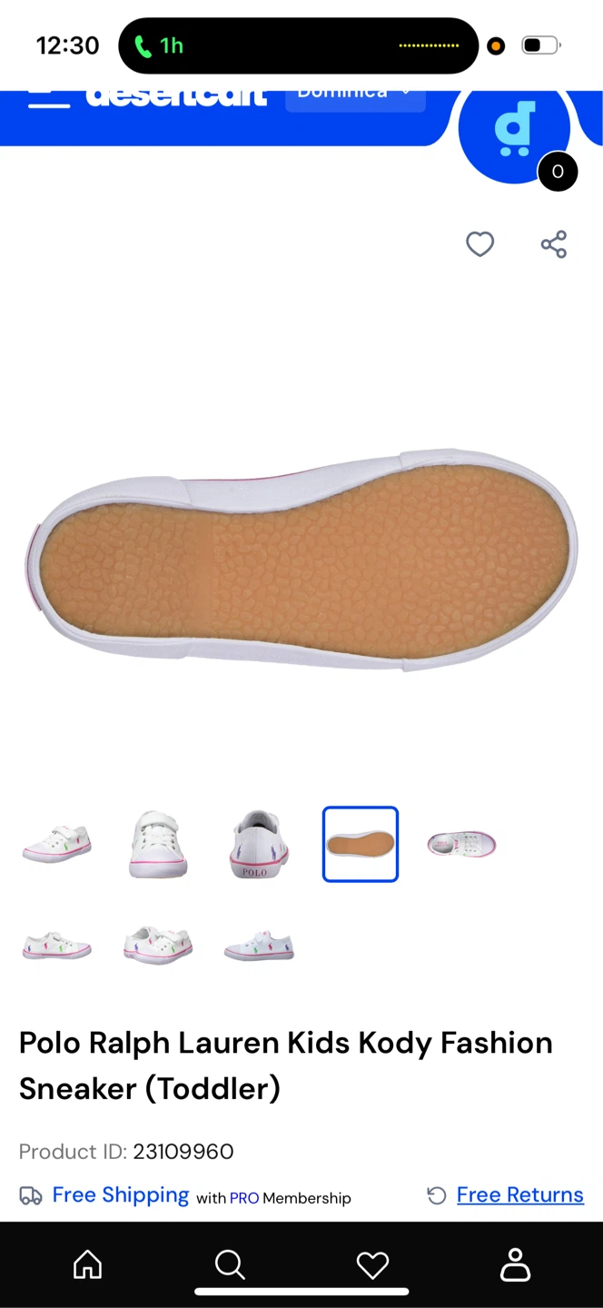 Polo Ralph Lauren Kids Kody Fashion Sneaker (Toddler) - photo 4
