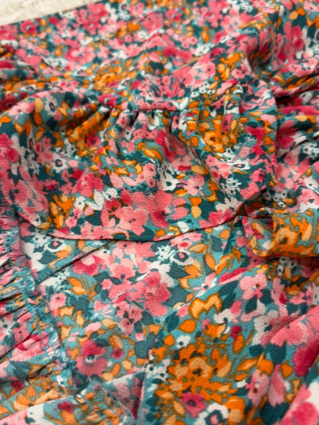 Bar III Women's Floral-Print Off-The-Shoulder Dress sz S image indicator(6)