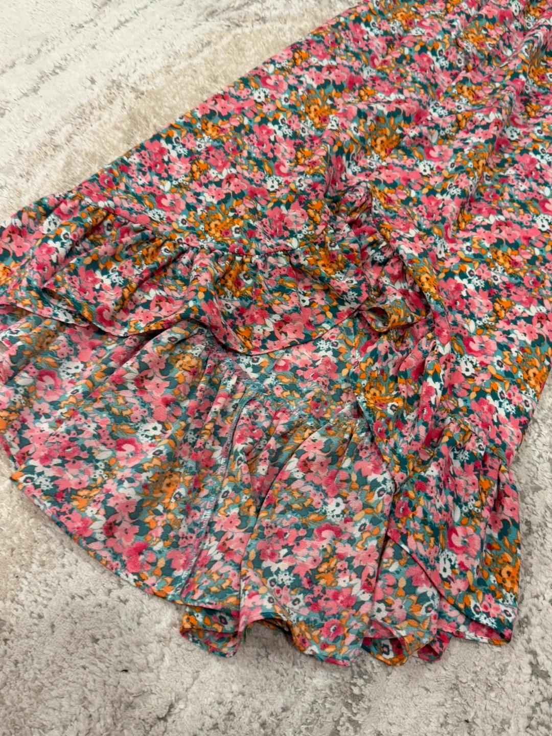 Bar III Women's Floral-Print Off-The-Shoulder Dress sz S image indicator(5)