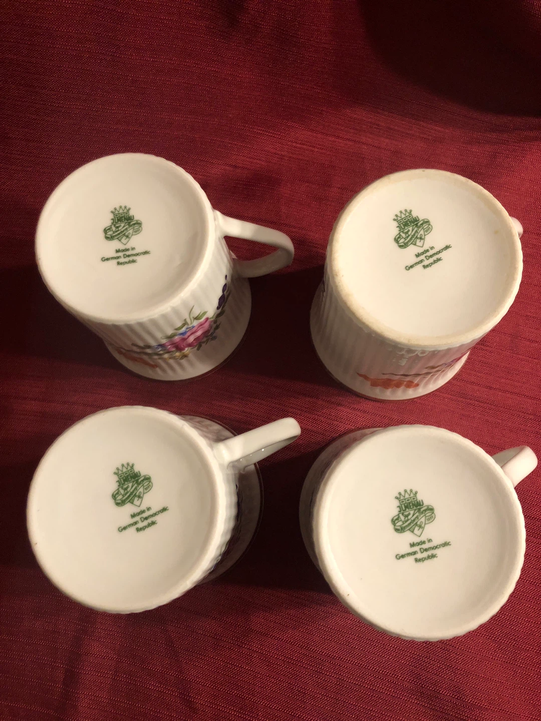 Vintage JL MENAU Floral Tea Cups (Set of 4) - photo 5