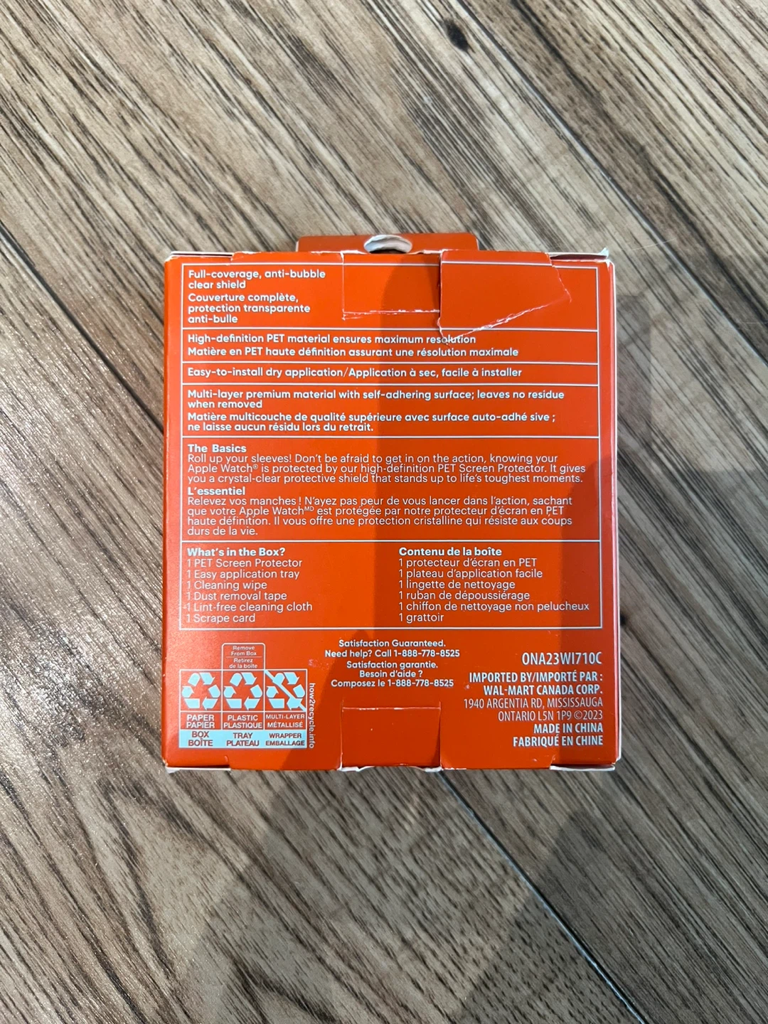 onn. Apple Watch S8/S7 41mm Screen Protector - New! - photo 2