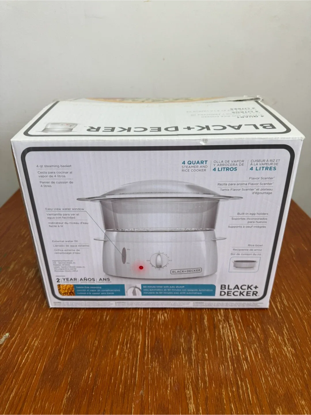 Black+Decker 4 Quart Steamer & Rice Cooker image indicator(5)