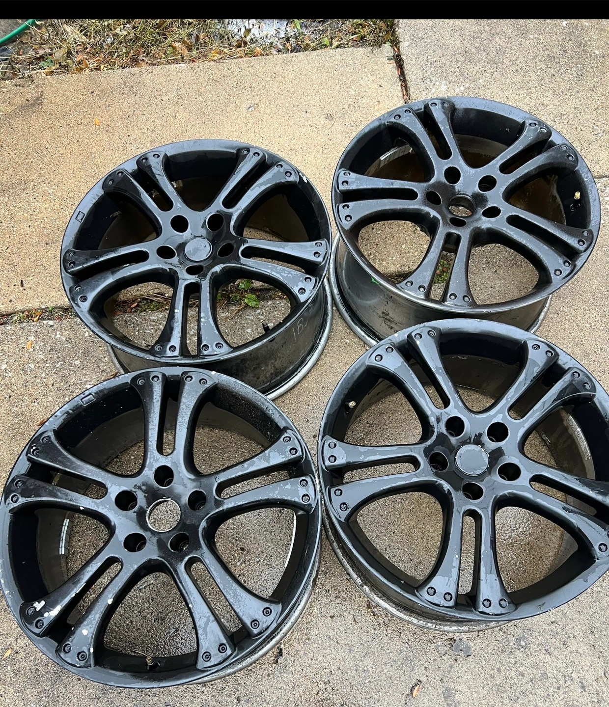 Set of 4 Black Rims