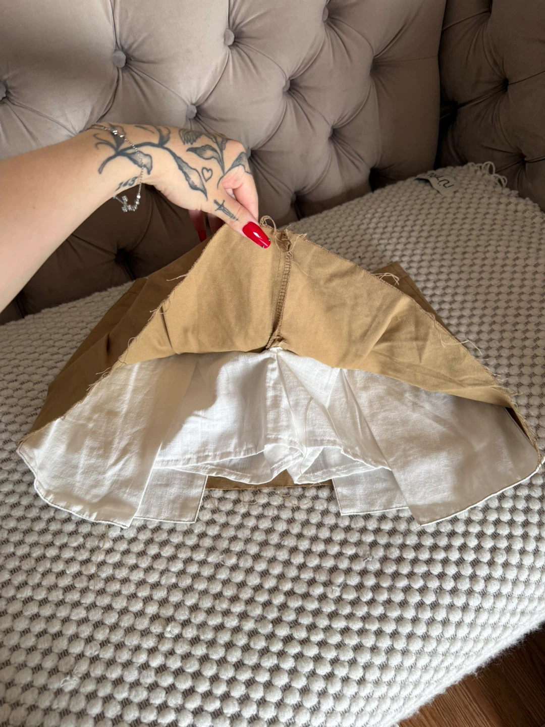 SOLADO Brown Mini Skirt - Size S - photo 2